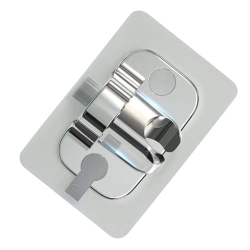 Uonlytech Duschkopfhalter für Badezimmer Selbstklebender Duschsprinklerhalter Installieren Höhenverstellbar Rostfrei für Duschköpfe von Uonlytech