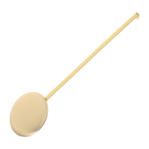 Uonlytech Edelstahl Pendel Für Wanduhr DIY Uhr Ersatzteile Goldfarbenes Metallpendel Hochwertige Uhrwerk Mechanik Für Individuelle Einrichtungen Reparaturen von Uonlytech