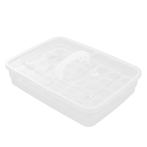 Uonlytech Eierschachtel mit Deckel Transparenter Stapelbarer für Kühlschrank Tragbare Aufbewahrungsbox zum Frischehalten und Schutz vor Bruch Uonlytech Eierschachtel mit Deckel Transparenter Stapelbarer für Kühlschrank Tragbare Aufbewahrungsbox zum Frischehalten und Schutz vor Bruch von Uonlytech