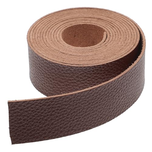 Uonlytech Einfache Lederstreifen für DIY Projekte Braun Strapazierfähig Vielseitig Einsetzbar für Taschen Kleidung und Bastelarbeiten für Handwerksliebhaber von Uonlytech