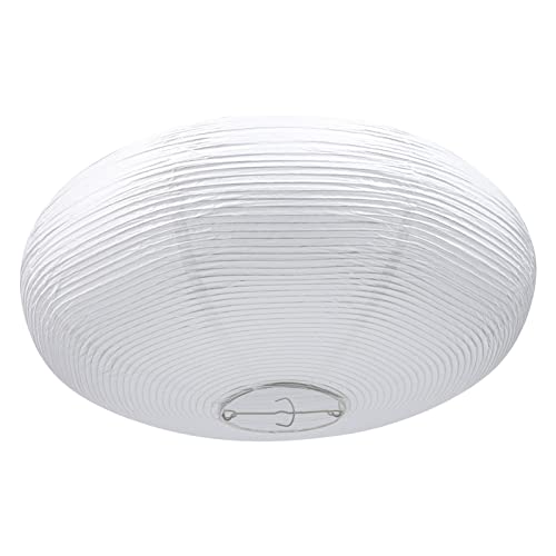 Uonlytech Einfache Papier Lampenschirm Japanischen Stil Decke Licht Weiß Baumwolle Papier Einfach Installieren von Uonlytech