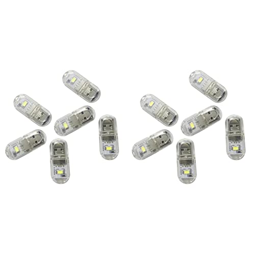 Uonlytech Energiespar Gadget 12 Stücke Zweiseitige Power Nacht Im Freien Licht Keychain Dekoration Led Leuchtende Tragbare Usb Lampe Warme Größe Schlafsaal Weiß Mini Uonlytech Energiespar Gadget 12 Stücke Zweiseitige Power Nacht Im Freien Licht Keychain Dekoration Led Leuchtende Tragbare Usb Lampe Warme Größe Schlafsaal Weiß Mini von Uonlytech
