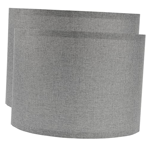 Uonlytech Ersatz-lampenschirme Aus Stoff Grau Leinen 2er-set Tischlampenschirm Für Die Inneneinrichtung Uonlytech Ersatz-lampenschirme Aus Stoff Grau Leinen 2er-set Tischlampenschirm Für Die Inneneinrichtung von Uonlytech