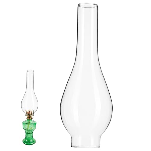 Uonlytech Ersatzglas Petroleumlampe Ersatz Öllampe Lampenschirm Ersatzglas Lampenglas Ersatzschirm Vintage Petroleumlampe Weihnachten Outdoor Camping Lampe Pendelleuchte Vesta Leuchtenschirm von Uonlytech