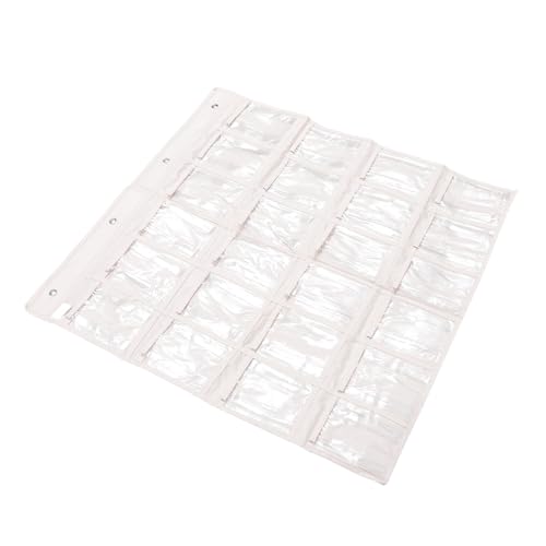 Uonlytech Fächer Oxford Aufbewahrungsbeutel Wandhänger Transparente Taschen Organizer für Socken Schmuck Handy Kleinteile Platzsparend Reißfest Vielseitig für Büro und Zuhause von Uonlytech