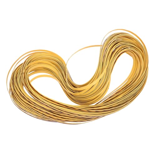 Uonlytech Flaches Synthetisches Rattan Reparaturmaterial PE Kunststoff Rattanstreifen Flexibel Langlebig für Gartenmöbel Korb Stuhl Sofa DIY Handwerksbedarf von Uonlytech