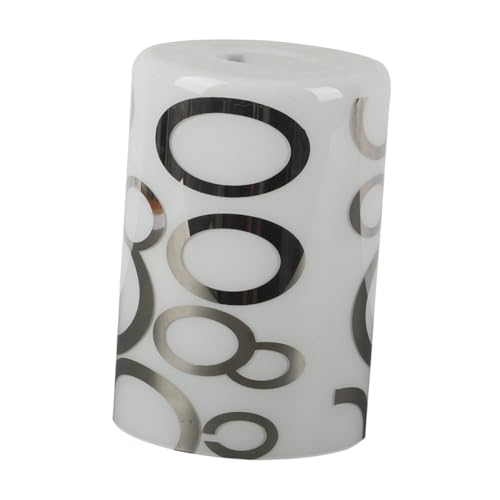 Uonlytech Glas Lampenschirm Moderner Runder Zylinderschirm für Pendelleuchte Deckenleuchte Wandleuchte Wohnzimmer Beleuchtung Ersatzschirm Elegant Schlicht von Uonlytech