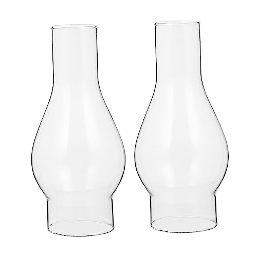Uonlytech Glas-petroleum-lampenschirme 2er-set Öllampen-kamine Für Warmes Uonlytech Glas-petroleum-lampenschirme 2er-set Öllampen-kamine Für Warmes von Uonlytech