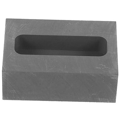Uonlytech Graphitform für Gold und Silber Gießform Metallen Hohe Dichte Leicht zu Entformen für Kleine Metallmengen und Experimente von Uonlytech