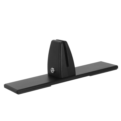 Uonlytech Halterungen für Solarpanels Niesschutzklemme Schreibtisch mit Stecktafel Computer und Zubehör Ecktischverbinder Telefonständer zum Filmen Aluminiumlegierung Black von Uonlytech