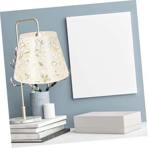 Uonlytech Handgefertigter Vintage Lampenschirm aus Leinen Trommelform Langlebig Dekorativ für Wohnzimmer Schlafzimmer Stehlampe Tischlampe Wandlampe Pendelleuchte Warme Atmosphäre von Uonlytech