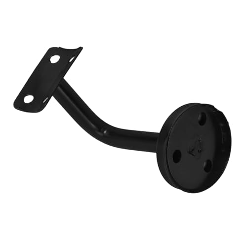 Uonlytech Handlaufhalter Wandhalterung Treppen Handlaufstütze mit Schwarzer Pulverbeschichtung Ergonomischer Biegung für Innen Außen Treppengeländer Robuste Wandbefestigung Uonlytech Handlaufhalter Wandhalterung Treppen Handlaufstütze mit Schwarzer Pulverbeschichtung Ergonomischer Biegung für Innen Außen Treppengeländer Robuste Wandbefestigung von Uonlytech