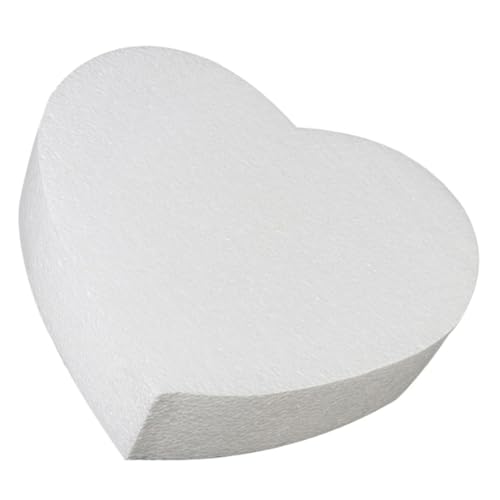 Uonlytech Herzförmiger Kuchen-dekorationsschwamm Fondant- Für Hochzeiten Tortendekoration Und Backübungen Vielseitig Einsetzbar Oberfläche Für Einfache Handhabung von Uonlytech