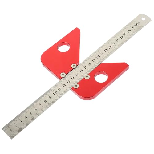 Uonlytech Holzbearbeitungs messwerkzeug Winkel Anreißer Holzlineal Zentrumsfinder Präzises Markierwerkzeug für Möbelbau und Tischlerei Robust Langlebig Einfach zu Bedienen Uonlytech Holzbearbeitungs messwerkzeug Winkel Anreißer Holzlineal Zentrumsfinder Präzises Markierwerkzeug für Möbelbau und Tischlerei Robust Langlebig Einfach zu Bedienen von Uonlytech