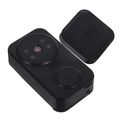 Uonlytech Kabellose Video türklingel mit HD nachtsicht Energiesparende Smart wlan türklingel für Zuhause Einfache Installation Kompatibel mit Smart home systemen Lange Akkulaufzeit Klare von Uonlytech