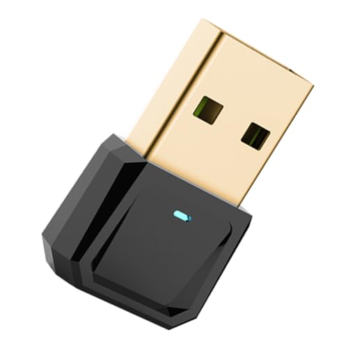 Uonlytech Kabelloser USB Funk Adapter Tragbarer Wireless Receiver für PC Laptop Energiesparender Dongle mit Reichweite und Automatischer Verbindungsfunktion Kompatibel mit Desktop Computern von Uonlytech