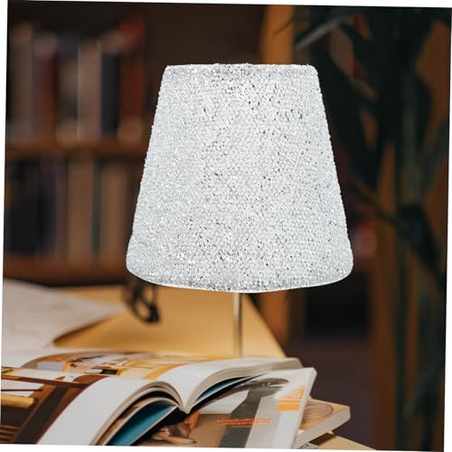 Uonlytech Kleiner Lampenschirm aus Hochwertigem Stoff Sockel Langlebige Tischlampen abdeckung für Schlafzimmer Wohnzimmer Büro Vielseitiger Lampenzubehör Einfach zu Montieren Stilvoll und von Uonlytech
