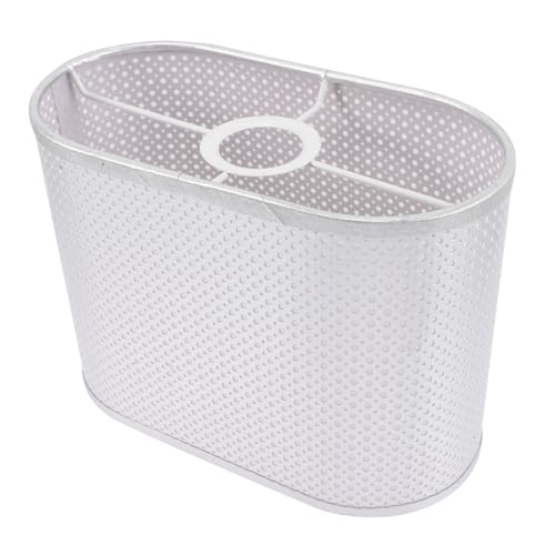 Uonlytech Kleiner Lampenschirm aus Stoff Silber Kompakt und Leicht Ersatzschirm für Pendelleuchte Tischlampe und Stehlampe Robust und Blendfrei Augenschonend Einfache Montage von Uonlytech