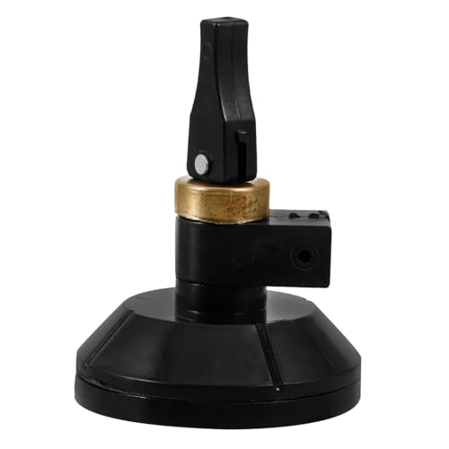 Uonlytech Kompassmesser-Saugnapf Kreisschneider Saugnapfgriff Saugerbecher Form Hochleistungs-Glassaugnäpfe Klare kleine Saugnäpfbecher robuster Saugnapf aus Glas Metall Schwarz von Uonlytech