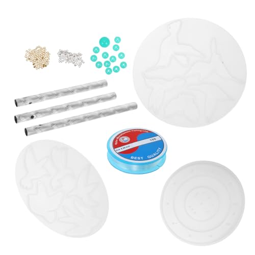 Uonlytech Kristall-Epoxy-Form Harz formt Schmuck Silikonform zum Gießen -Silikonschlüsselkettenform Silikon -Epoxidharzgussform Harzformen Silikonschmuckanhänger Kieselgel von Uonlytech