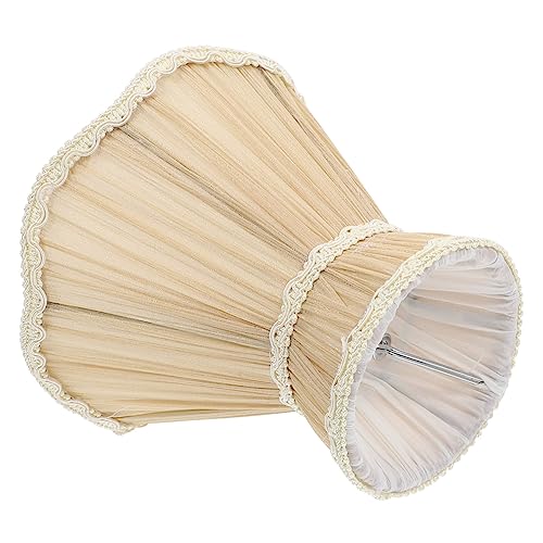 Uonlytech Kronleuchter Lampenschirm im Europäischen Stil Robuste Wandlampe Hochwertige Stoffabdeckung für Deckenleuchten Elegante Wohnraumdekoration Installieren und Langlebig von Uonlytech
