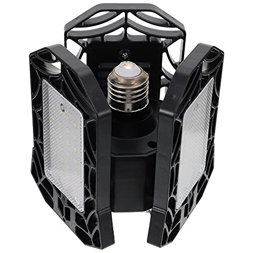 Uonlytech LED-Leuchte Garage Lampe Shop Licht Folding Verformbare Lampe Decke Leuchte für Lager Scheune Werkstatt Wandleuchte von Uonlytech
