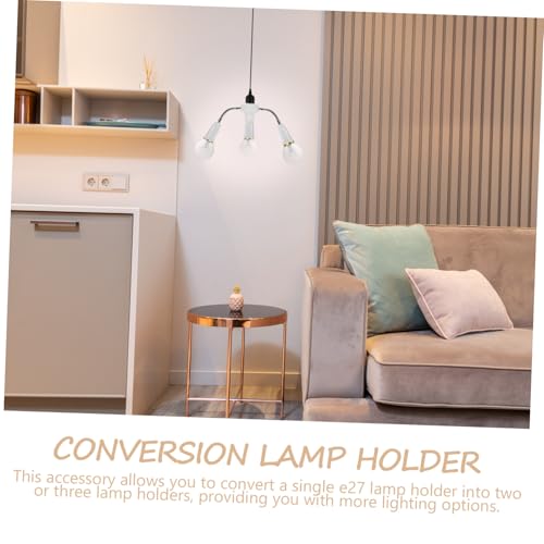 Uonlytech Lampenfassung Verteiler mit Flexiblem Schlauch Mehrfachadapter Verstellbarer Lichtsockel konverter für Wohn Gewerbebereich Vielseitige Beleuchtungslösung Uonlytech Lampenfassung Verteiler mit Flexiblem Schlauch Mehrfachadapter Verstellbarer Lichtsockel konverter für Wohn Gewerbebereich Vielseitige Beleuchtungslösung von Uonlytech
