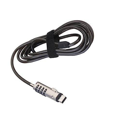 Uonlytech Computerschloss Für Laptop Mit Nummerncode Flexibler USB-Schloss Notebook-computerschloss Passwortschloss Für Gerät Einfache Bedienung Und Anpassung von Uonlytech