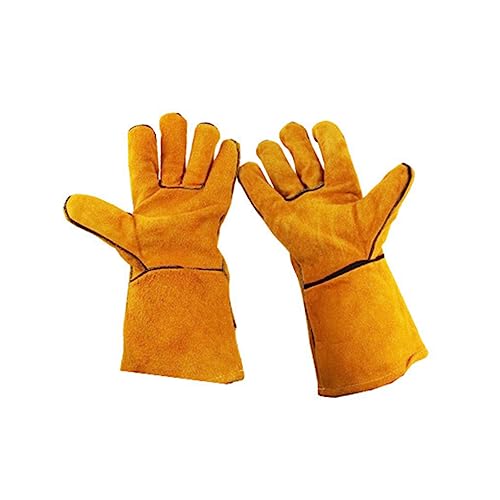 Uonlytech Leder-gartenhandschuhe Handschuhe für Die Arbeit Arbeitshandschuhe Stichfeste Funktion von Uonlytech