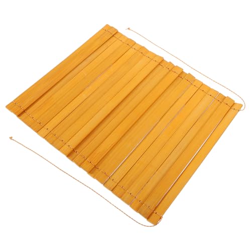 Uonlytech Leerer Bambus Bastelbogen Handgefertigte Unvollendete DIY Zubehör für Kreative Projekte für Kinderaufführungen und Kunsthandwerk von Uonlytech