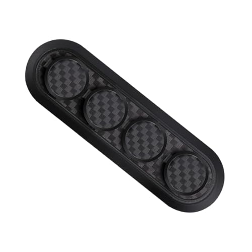 Uonlytech Magnetischer Kabelhalter mit Carbon Langlebiger Kabel Organizer Clip für USB und Ladekabel Selbstklebend für Schreibtisch Auto und Büro Kabelmanagement von Uonlytech