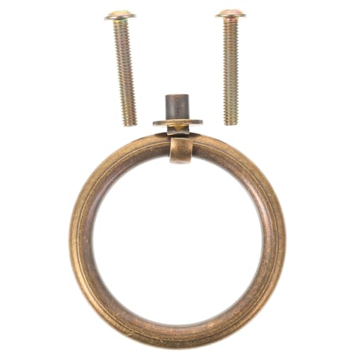 Uonlytech Schubladengriffe Im Vintage-stil Bronzefarbene Gerändelte Runde Schrankknöpfe Robustes Qualitätsmaterial Perfekt Für Den Bauernhausstil von Uonlytech