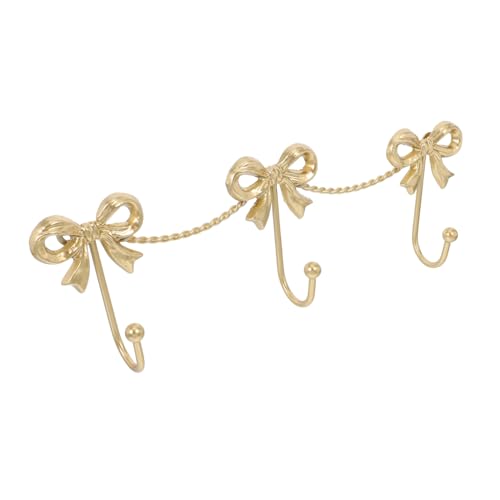Uonlytech Metall Bow Wandhaken Gold Fach Eisenhaken für Schlüssel Mäntel Taschen Dekorative Schleifenform Platzsparend Einfach zu Montieren Vielseitig für Küche Bad Flur Uonlytech Metall Bow Wandhaken Gold Fach Eisenhaken für Schlüssel Mäntel Taschen Dekorative Schleifenform Platzsparend Einfach zu Montieren Vielseitig für Küche Bad Flur von Uonlytech
