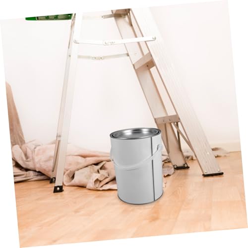 Uonlytech Metall Eimer aus Robustem Eisen Leere Versiegelbare Farbdose für Lagerung und Transport Dickwandig Formstabil für Lack Klebstoff und Chemikalien Leicht zu Reinigen Vielseitig von Uonlytech