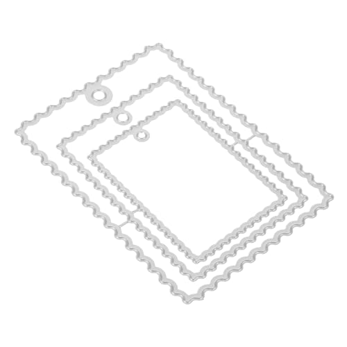 Uonlytech Metall Stanzschablone Für Kartenherstellung 9.5x7cm Dekorative Prägeschablone Selbstgemacht Scrapbooking Weihnachtsbasteleien Für Hochzeitskarten Wiederverwendbar Uonlytech Metall Stanzschablone Für Kartenherstellung 9.5x7cm Dekorative Prägeschablone Selbstgemacht Scrapbooking Weihnachtsbasteleien Für Hochzeitskarten Wiederverwendbar von Uonlytech