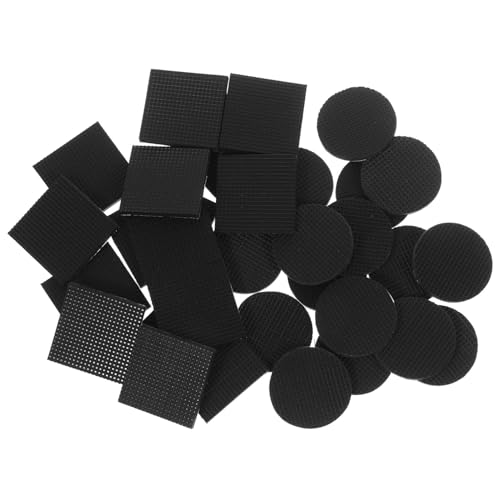 Uonlytech 32stücke Teiliges Möbelgleitpad Tisch Und Stuhlbeinschutz rutschfeste Bodenschoner Für Laminatböden Selbstklebend Runde Quadratische Pads von Uonlytech