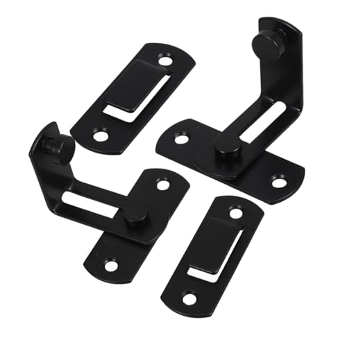 Uonlytech Multifunktionaler Türriegel aus Edelstahl und Kohlenstoffstahl Robuster Schiebetürverschluss für Scheunentore Einfache Montage Vielseitig Einsetzbar für Scheunen Lager und von Uonlytech