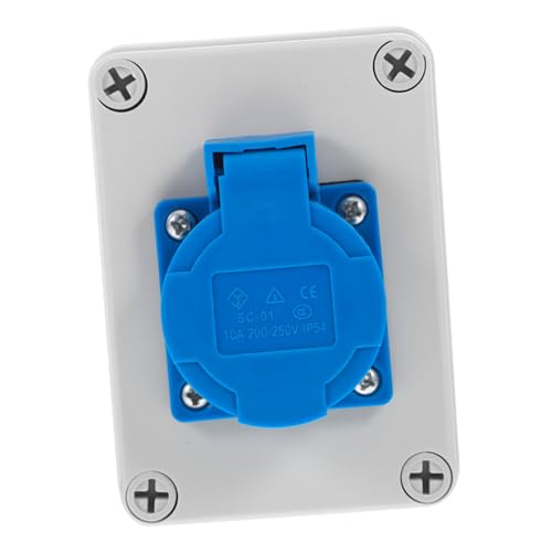 Uonlytech Outdoor Schaltkasten Wasserdichte Steckdose mit Anschlüssen für Garten und Camping Einfache Installation und Vielseitige Stromversorgungslösung von Uonlytech