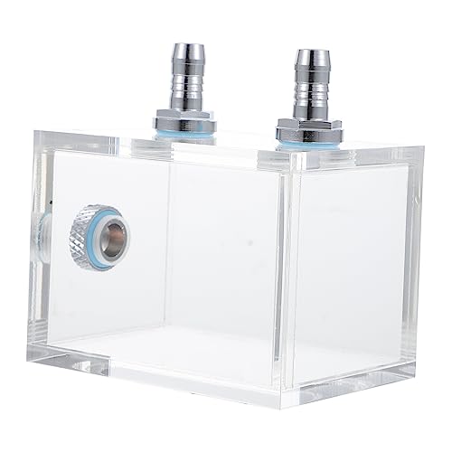 Uonlytech Pc Tank Für Computer-wasserkühlung Flüssigkeitskühlbehälter Für Computer Computerflüssigkühlung Wassertank Kühler Wasserkühltank Wasserkühler Tank Heizstrahler Transparent Acryl Uonlytech Pc Tank Für Computer-wasserkühlung Flüssigkeitskühlbehälter Für Computer Computerflüssigkühlung Wassertank Kühler Wasserkühltank Wasserkühler Tank Heizstrahler Transparent Acryl von Uonlytech