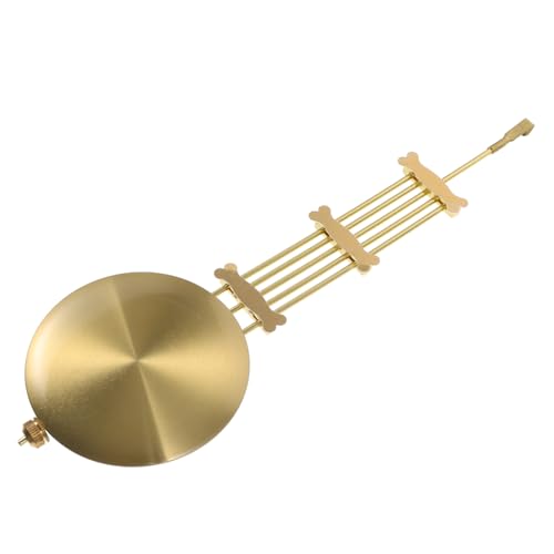 Uonlytech Pendeluhr Ersatzpendel Aus Wanduhr Pendel Für Kreative Uhrenprojekte Langlebig Und Stabil Für Wanduhren Und Dekorative Uhren Goldfarbene Ausführung von Uonlytech