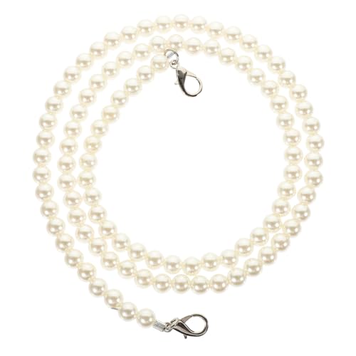 Uonlytech Perlenkette Handtaschen Ersatzriemen mit Karabinerverschluss Modischer DIY Schultergurt für Damen Taschen Leichter Eleganter Umhängegurt für Stilvolle Individualisierung Uonlytech Perlenkette Handtaschen Ersatzriemen mit Karabinerverschluss Modischer DIY Schultergurt für Damen Taschen Leichter Eleganter Umhängegurt für Stilvolle Individualisierung von Uonlytech