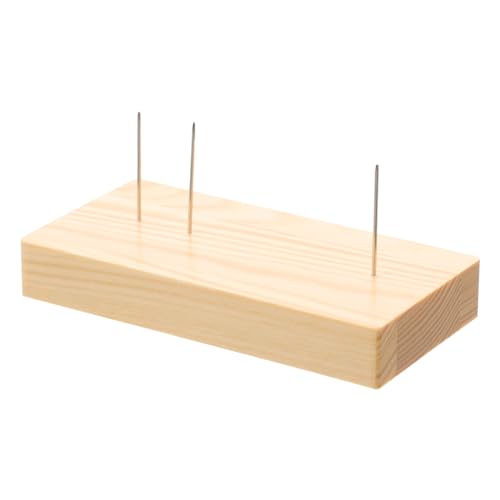 Uonlytech Puppenständer für Gehäkelte und Filzpuppen Stabiler Holzsockel für DIY Doll Displays Schreibtische und Couchtische Handgefertigtes Design Vielseitig Einsetzbar für Kleine von Uonlytech