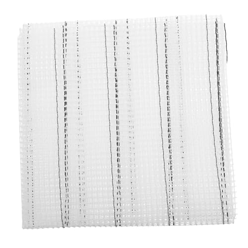Uonlytech Rug Hooking Mesh Canvas Kunststoff Gewebeplatte für DIY Teppich Tufting Häkelprojekte Vielseitiges Strapazierfähiges Netzgewebe für Anfänger und Handwerker von Uonlytech