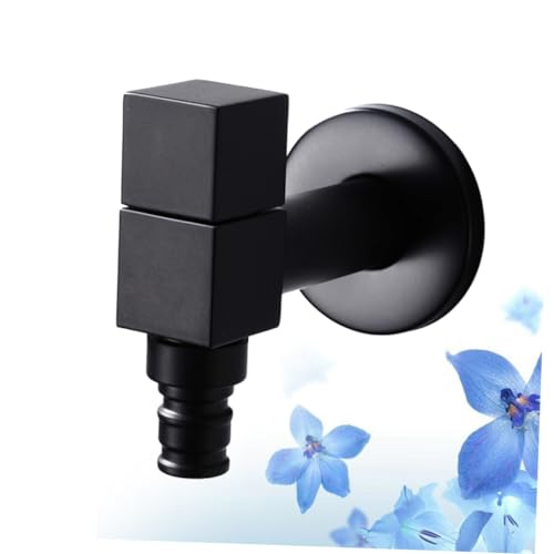 Uonlytech Schwarzer Vollkupfer Wasserhahn für Waschmaschine Elegantes Design Kaltwasserhahn für Badezimmer und Küchen mit Standardmäßigem Wasseranschluss Uonlytech Schwarzer Vollkupfer Wasserhahn für Waschmaschine Elegantes Design Kaltwasserhahn für Badezimmer und Küchen mit Standardmäßigem Wasseranschluss von Uonlytech