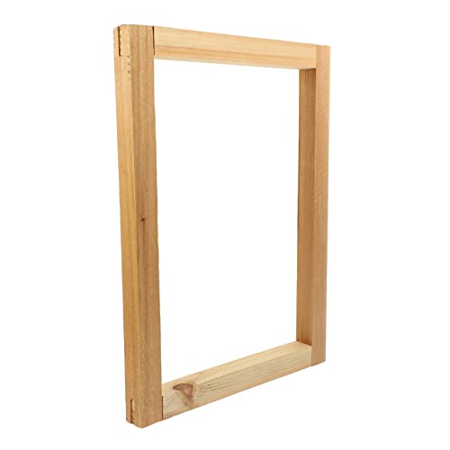 Uonlytech Siebdruckrahmen Holz Praktischer DIY für Siebdruck Vielseitig Einsetzbar für Shirts Taschen und Stoffe und Einfach zu Bedienen von Uonlytech