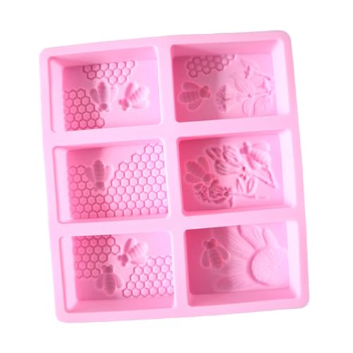 Uonlytech Silikonform Sechseckig Honigwabenform Langlebig für DIY Seife Eiswürfel Kuchen Backen Bpa frei Flexible Silikonform mit Glatter Oberfläche und Einfacher Reinigung Zufällige Farbe Uonlytech Silikonform Sechseckig Honigwabenform Langlebig für DIY Seife Eiswürfel Kuchen Backen Bpa frei Flexible Silikonform mit Glatter Oberfläche und Einfacher Reinigung Zufällige Farbe von Uonlytech