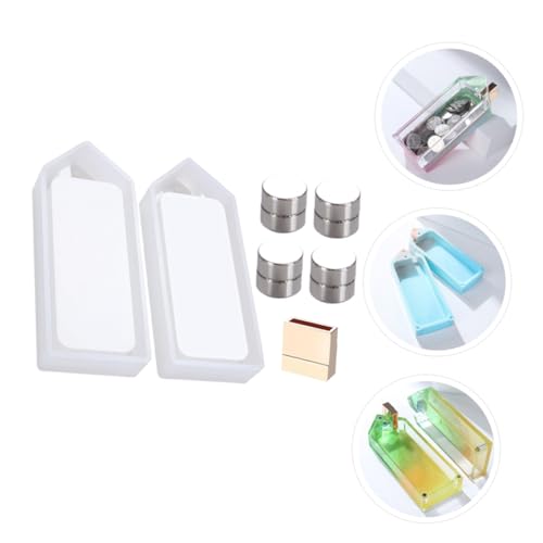 Uonlytech Silikonform für DIY Geldsparbüchse Transparent Wiederverwendbar Umweltfreundlich Piggy Bank Gießform für Kreative Harz Epoxidprojekte von Uonlytech