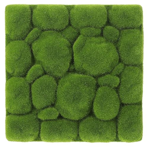 Uonlytech Simulierte Moosschaumplatte künstliche pflanzen deko Simulation künstlicher Moosmatte gefälschte Moosunterlage künstliches Moos Moosmatten gefälschte Moosmatte Green 30x30cm von Uonlytech