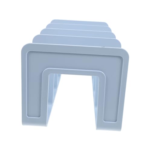 Uonlytech Stabiler Desktop Buchstütze Organizer mit Fächern Großer und Aktenhalter Rutschfestes Regal für Büro Zuhause Bibliothek Abgerundete Kanten für Sicheren Schutz von Uonlytech