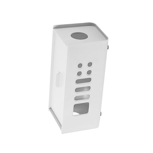 Uonlytech Kabel Organizer Box Aus HIPS Kabelmanagement-Box Für Netzwerk Und Stromkabel Praktische Aufbewahrungslösung Mit Mehreren Kabelöffnungen Tidy Platzsparend Für Schreibtisch Und von Uonlytech